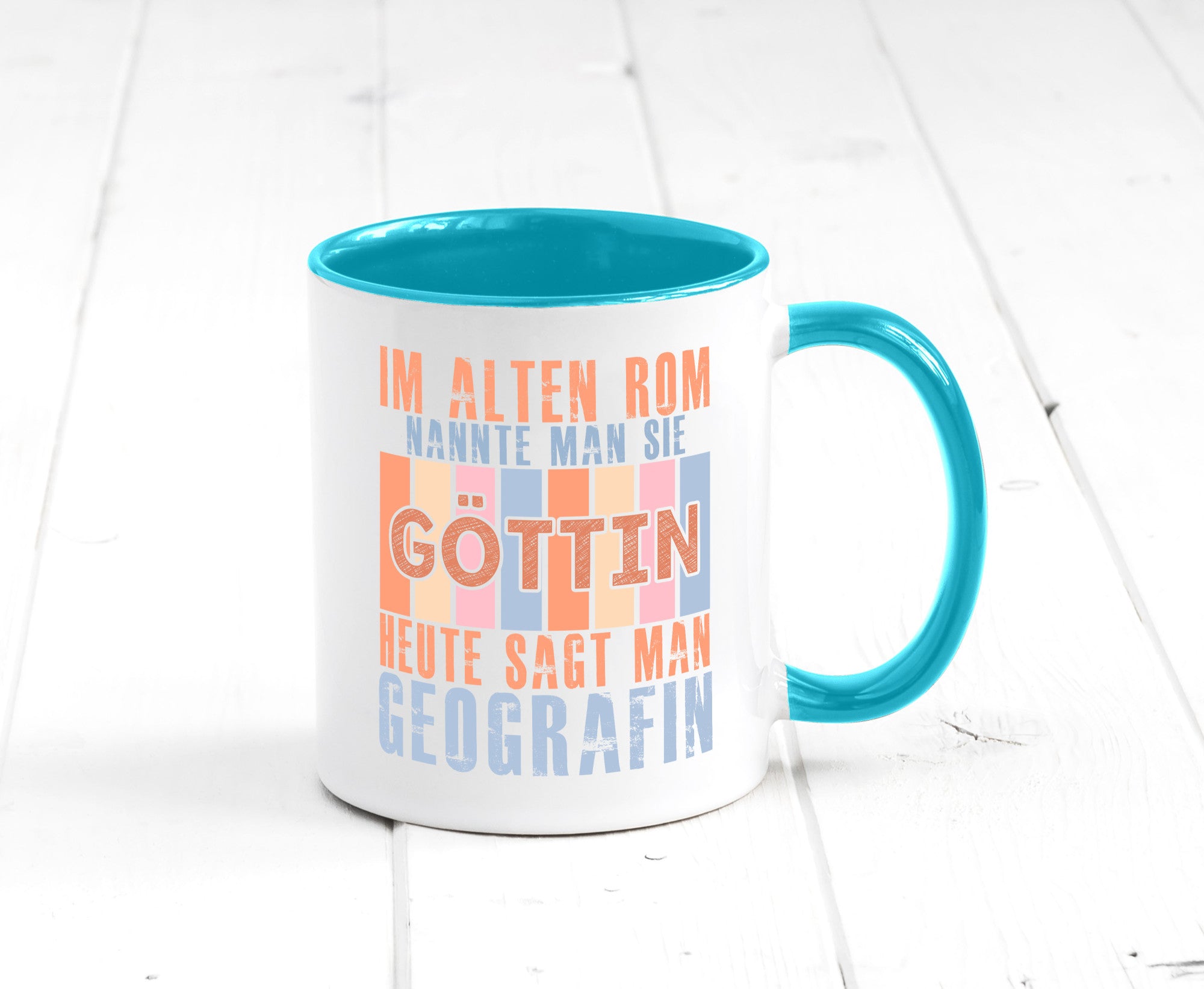 Heute sagt man: Geografin | Geografie lustig Humor Geschenkidee Geschenk Tasse