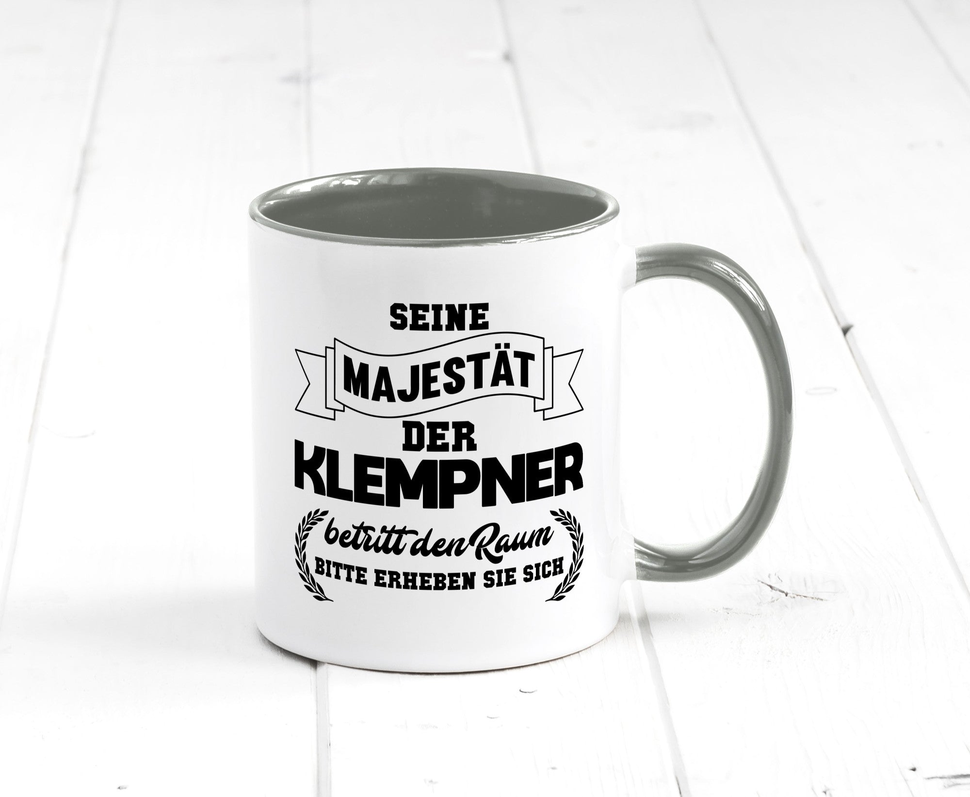 Der Klempner betritt den raum | Geschenk Humor Geschenkidee lustiger Spruch