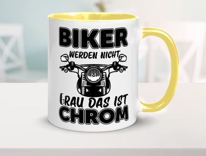 Biker werden nicht grau | Motorrradfahrer Tasse Humor Geschenkidee