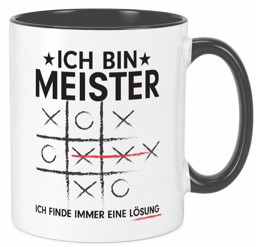 Löse Probleme: Meister | Meisterbrief lustiger Spruch Geschenk Humor