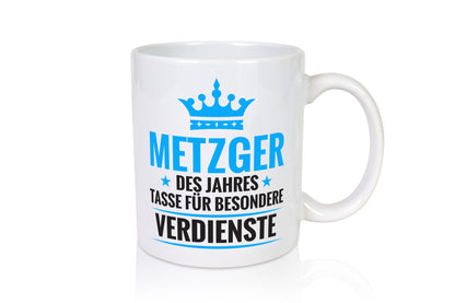 Besonderer Verdienst: Metzger | Fleischer Metzgerei Geschenk Humor Geschenkidee