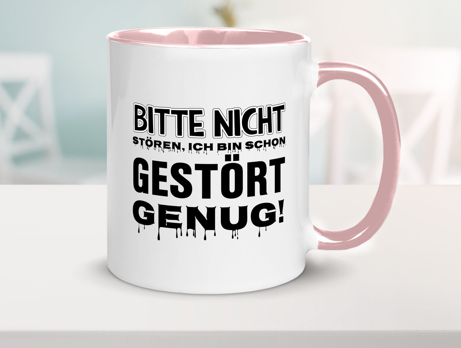 Ich bin schon gestört lustiger Spruch Geschenk Humor Geschenkidee Tasse