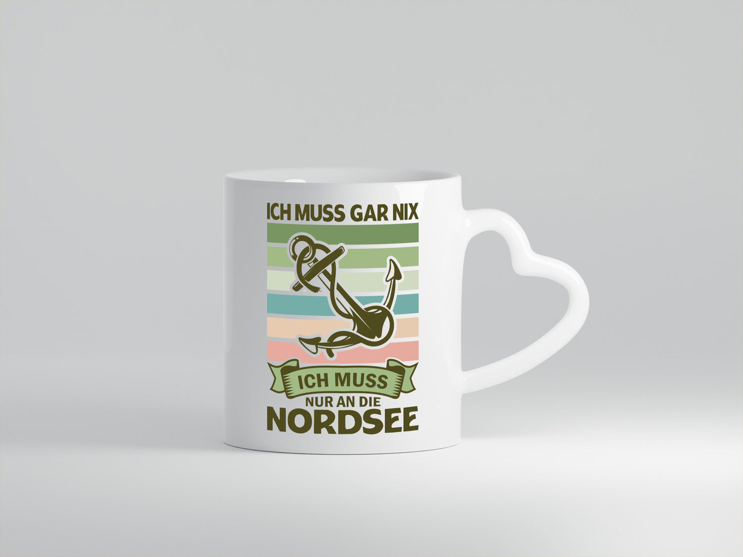 Ich muss gar nix | Nordsee Reisen lustiger Spruch Geschenk Humor Geschenkidee