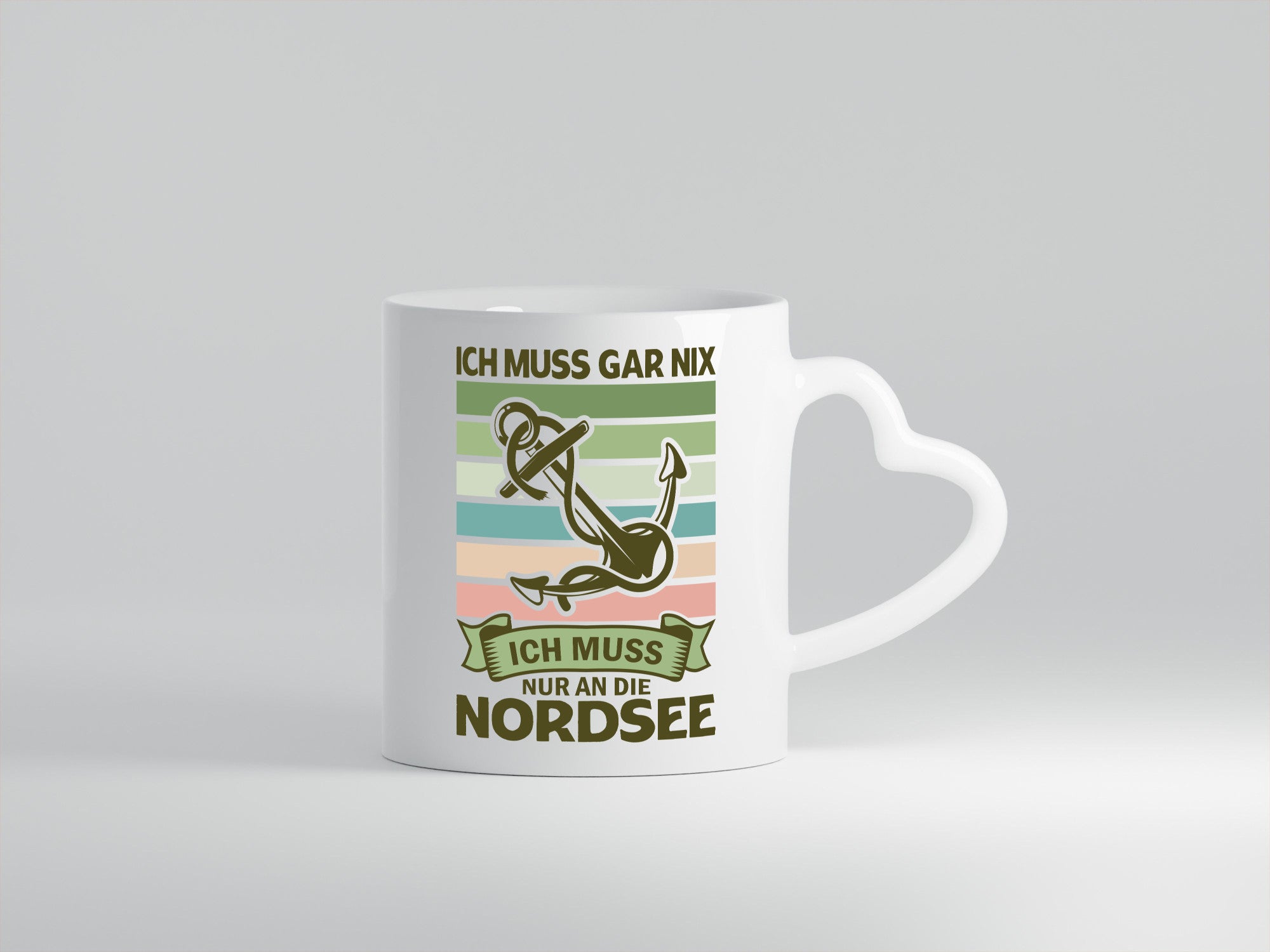Ich muss gar nix | Nordsee Reisen lustiger Spruch Geschenk Humor Geschenkidee