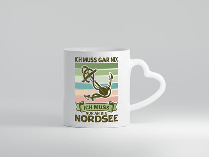 Ich muss gar nix | Nordsee Reisen lustiger Spruch Geschenk Humor Geschenkidee