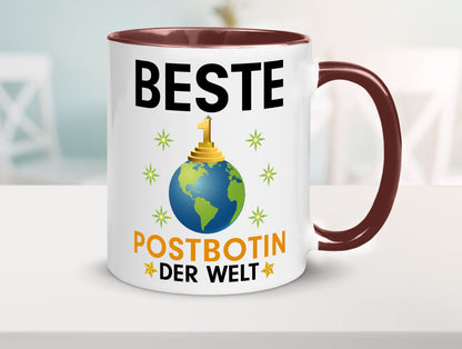 Welt Beste Postbotin | Beruf Post Briefträger Humor Arbeit Kollegen Büro
