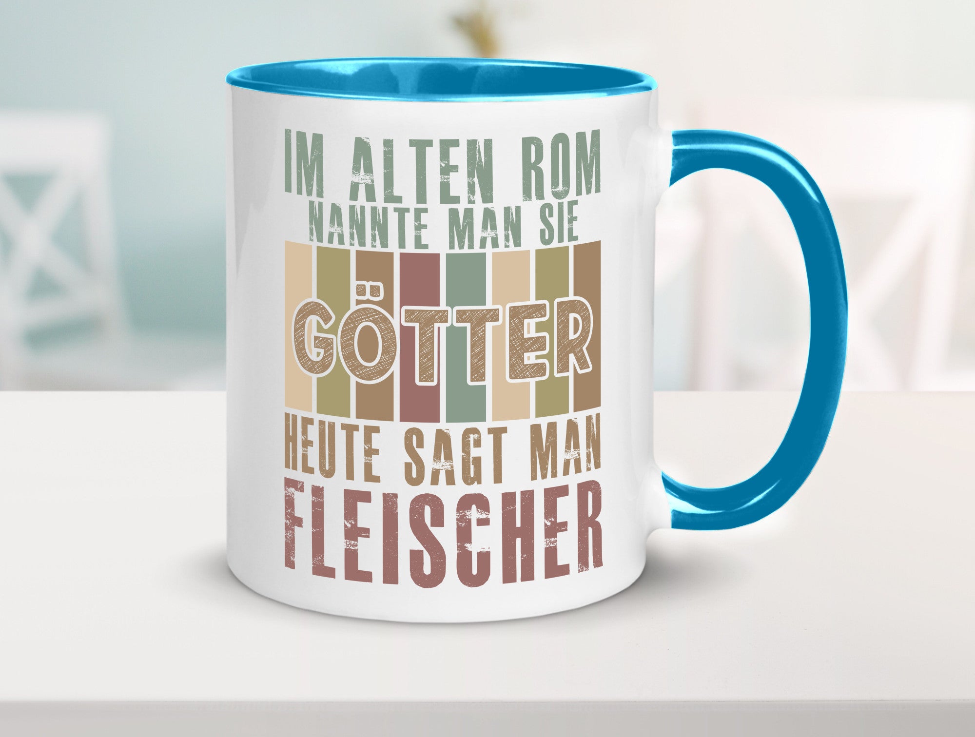 Heute sagt man: Fleischer | Schlachterei Humor Geschenkidee Tasse