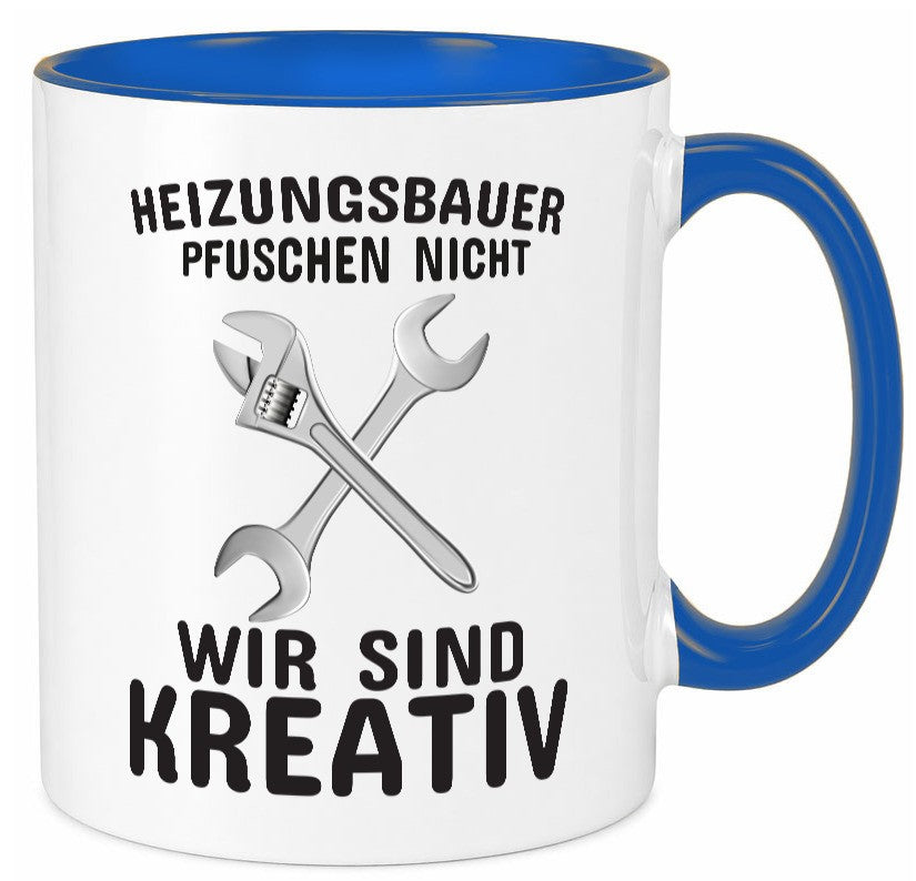 Heizungsbauer | Beruf Tasse Heizungsinstallateur lustig Arbeit Kollegen Büro