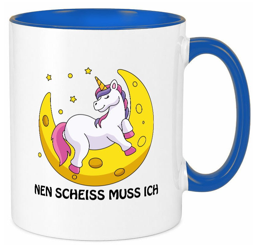 Nen Scheiss muss ich Geschenkidee Humor Tasse
