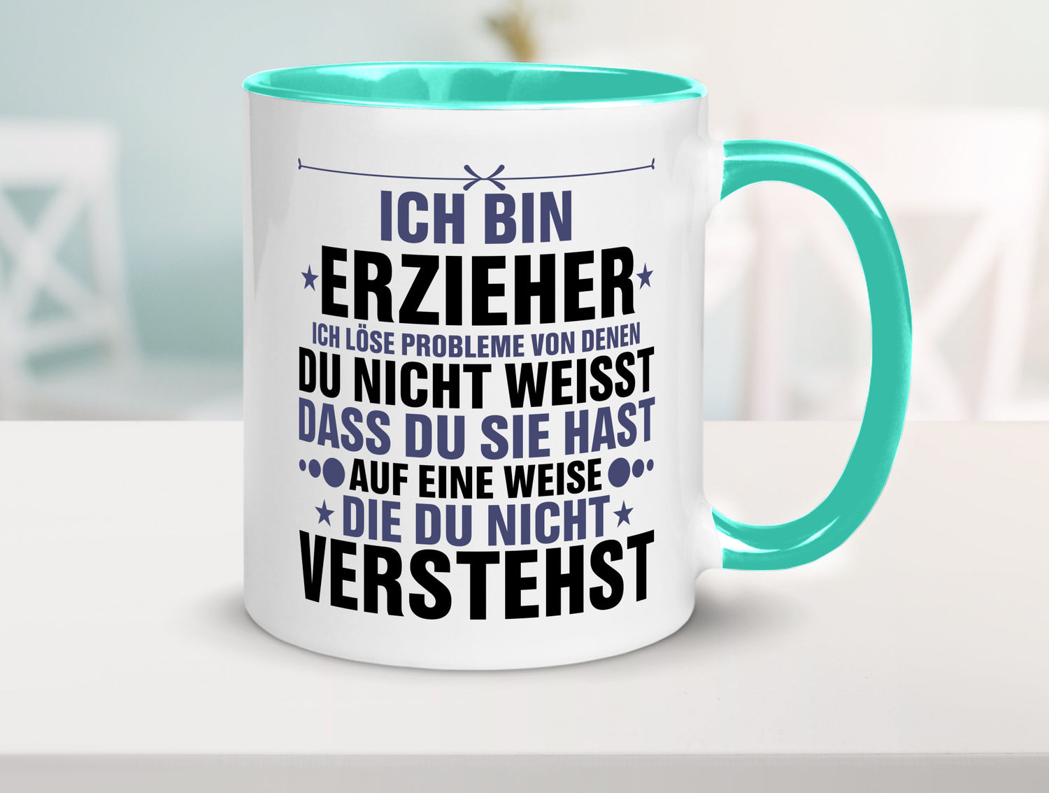 Löse Probleme: Erzieher | Pädagoge Schule v2 lustiger Spruch Geschenk Humor
