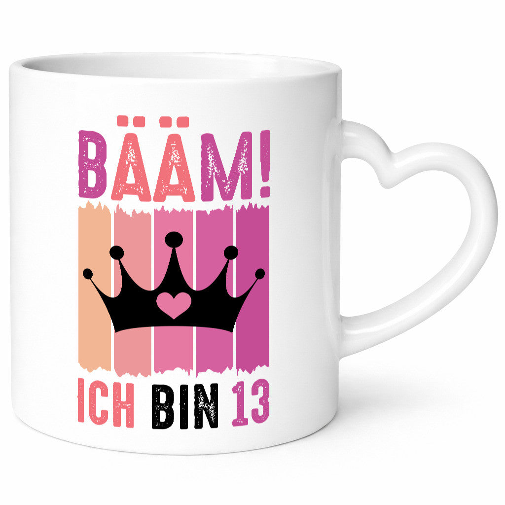 13. Geburtstag | 13 Jahre Bääm ich bin Krone lustig Geschenkidee Geschenk Tasse