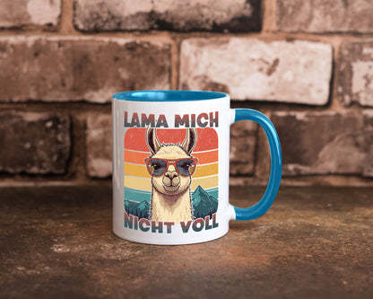 Lama mich nicht voll | Alpaka Kamel Retro lustig Humor Geschenkidee Geschenk