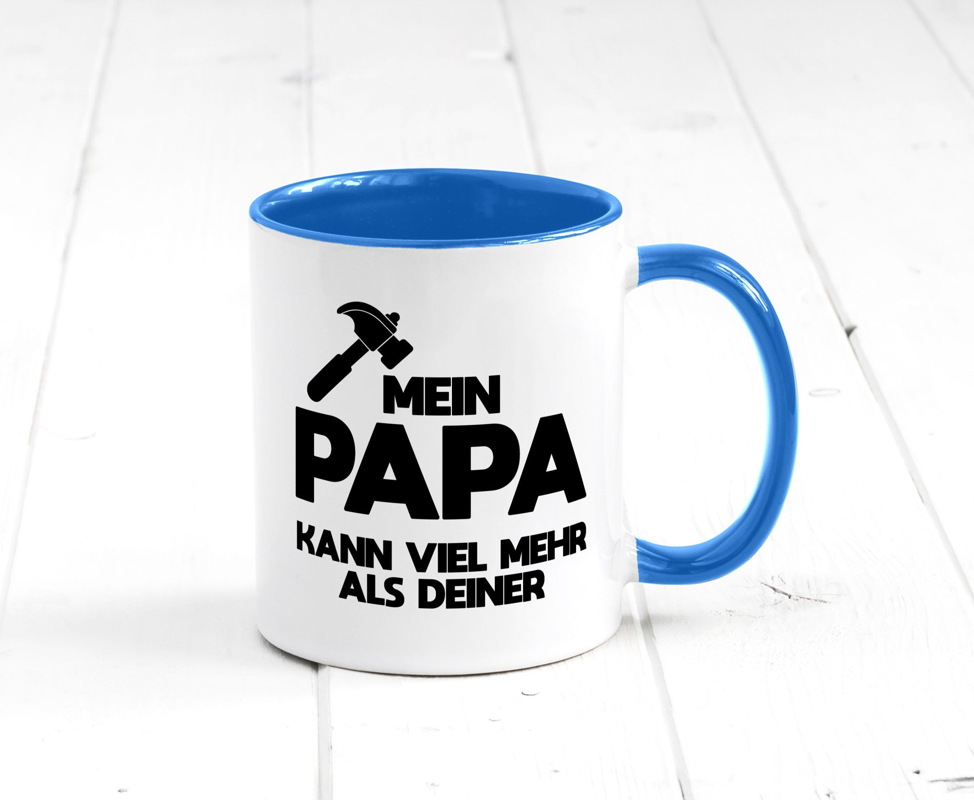 Mein papa kann viel mehr als deiner | Bester lustiger Spruch Geschenk Humor