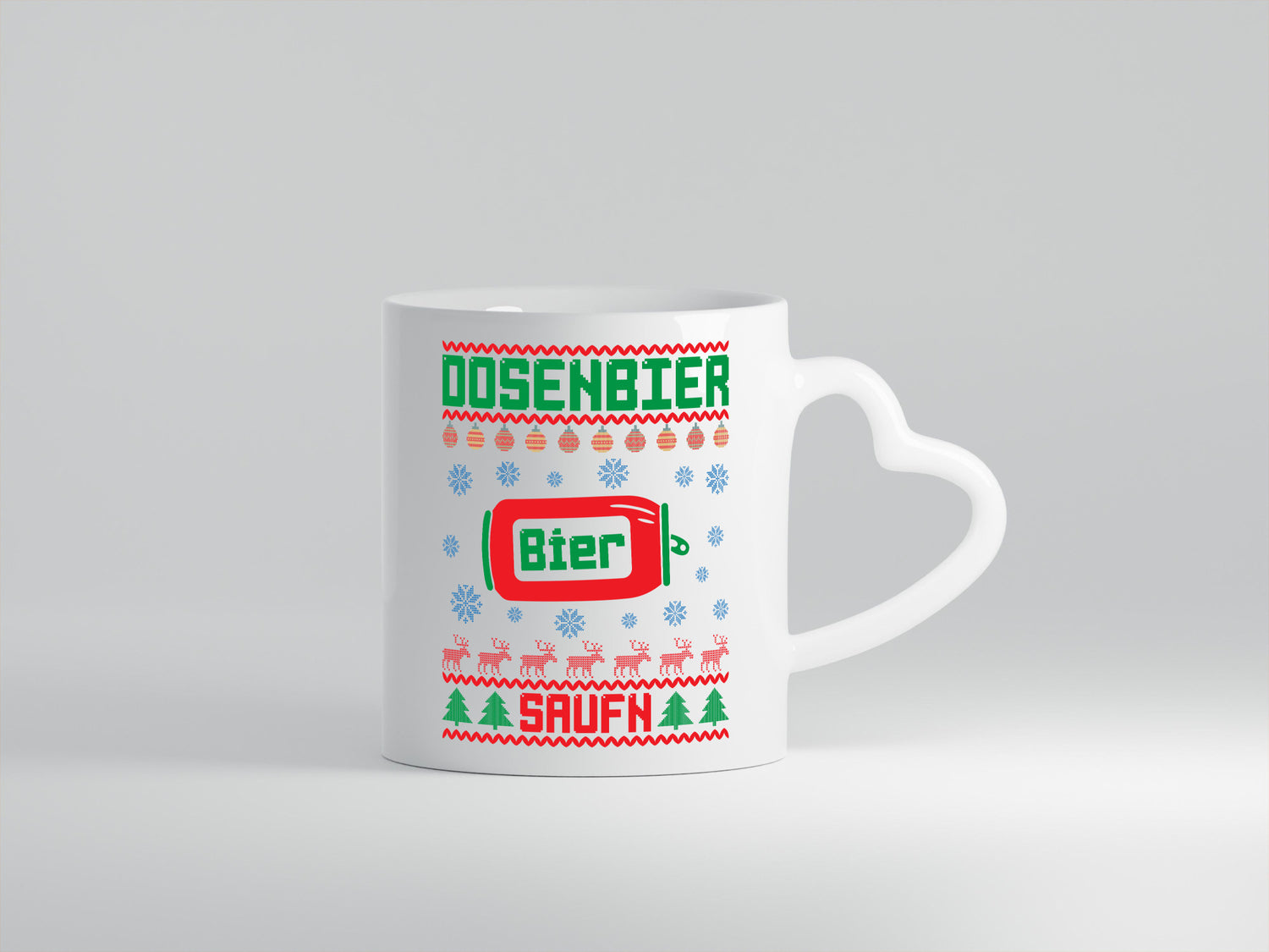 Dosenbier Saufn | Ugly Christmas Weihnachten Humor Geschenkidee Tasse
