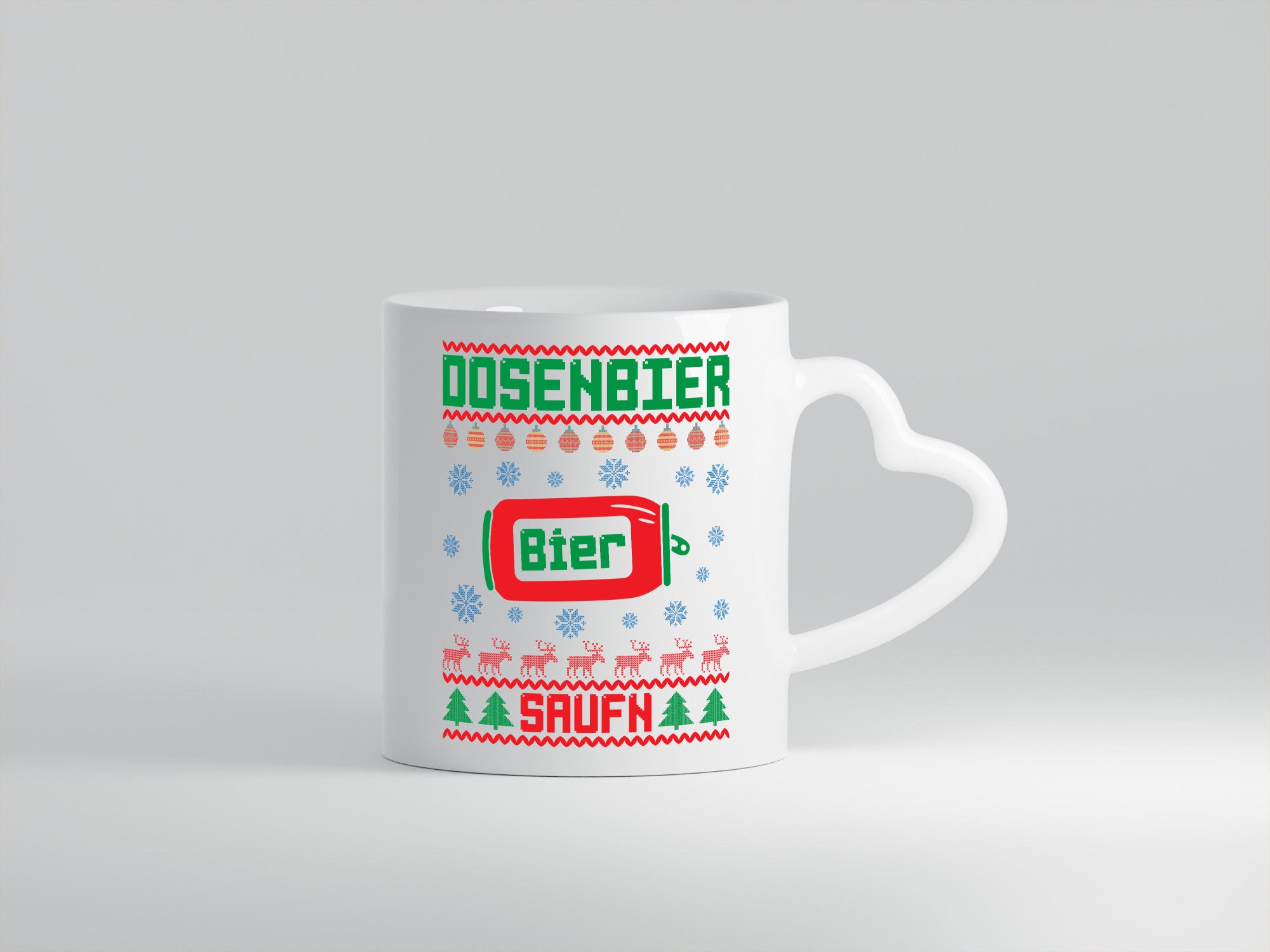 Dosenbier Saufn | Ugly Christmas Weihnachten Humor Geschenkidee Tasse