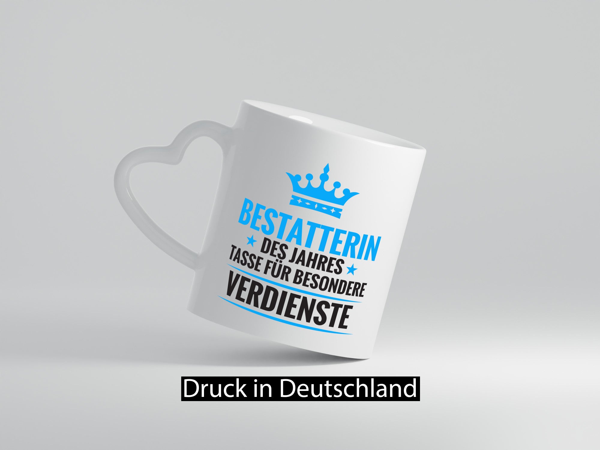 Besonderer Verdienst: Bestatterin | Bestattung lustig Humor Geschenkidee