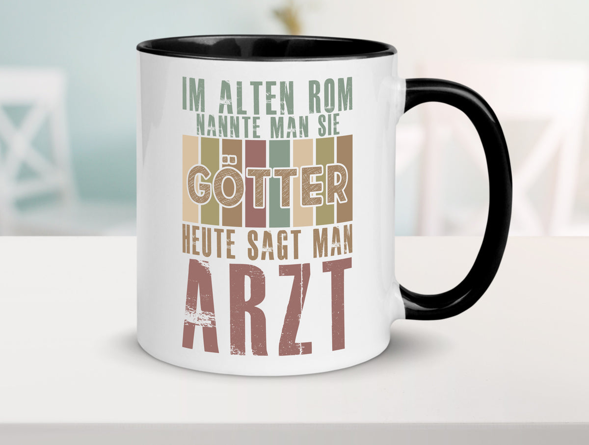 Heute sagt man: Arzt | Medizin Doktor Facharzt Geschenk Humor Geschenkidee Tasse