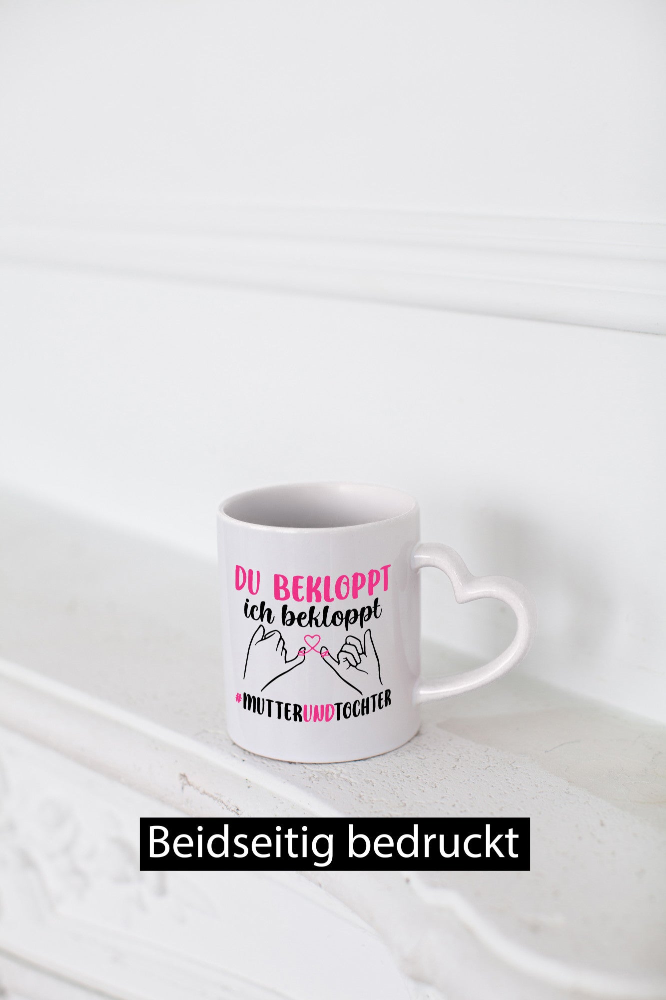 Wir sind bekloppt | mutter und Tocher Muttertag Humor Familie Geschenkidee Tasse