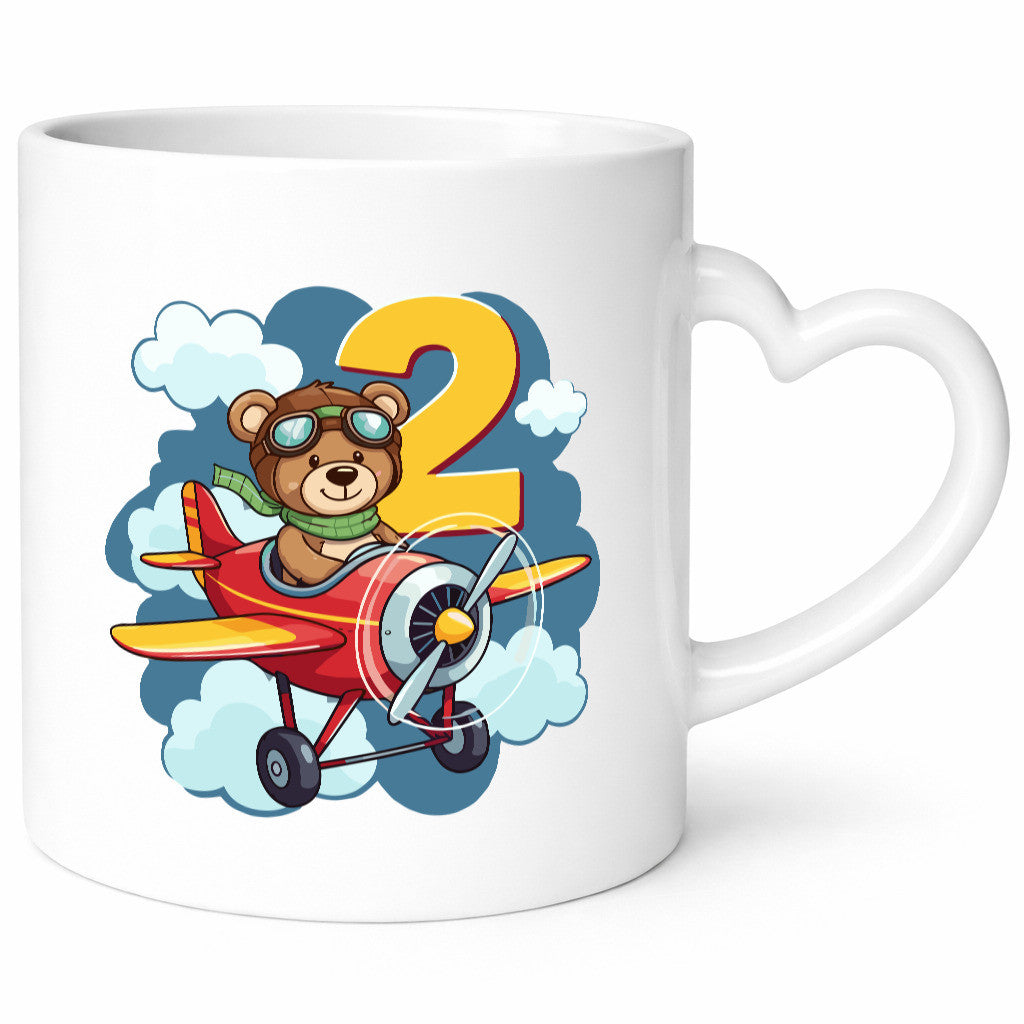 2. Geburtstag | 2 Jahre Kinder Pilot Flugzeug lustiger Spruch Geschenk