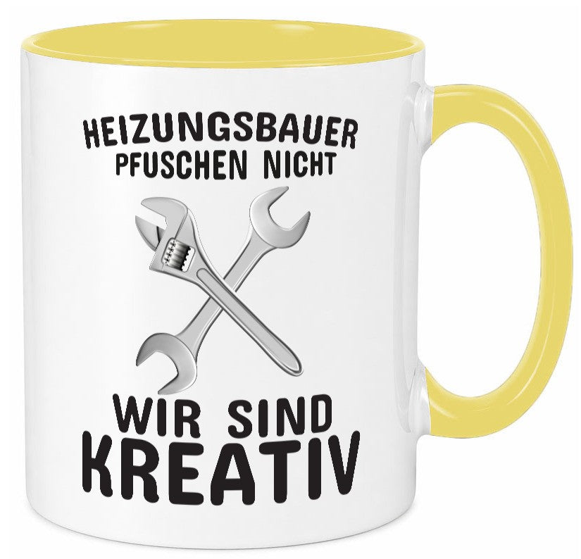 Heizungsbauer | Beruf Tasse Heizungsinstallateur lustig Arbeit Kollegen Büro