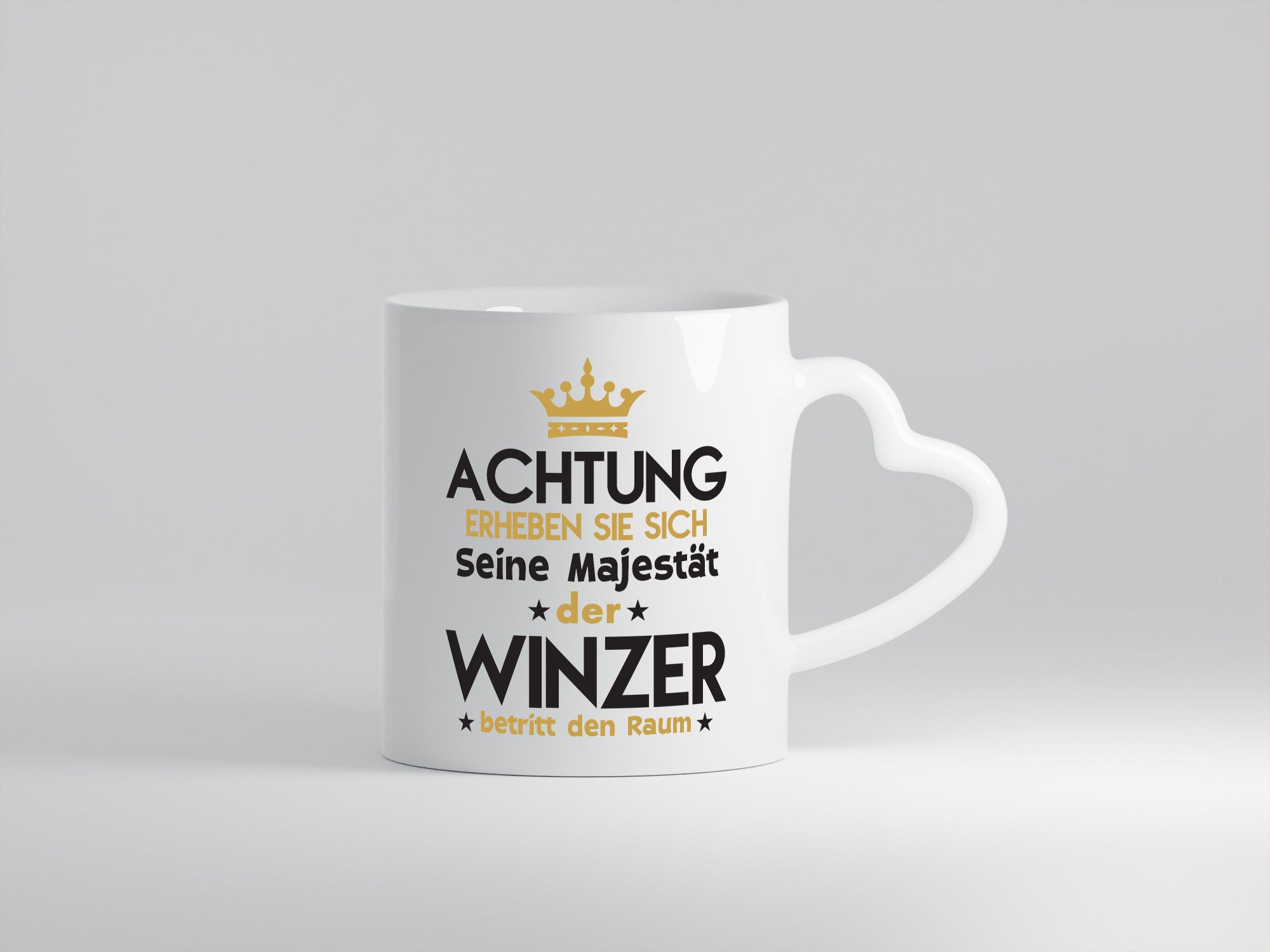 Seine Majestät Winzer | Weinbauer Wein lustiger Spruch Geschenk Humor