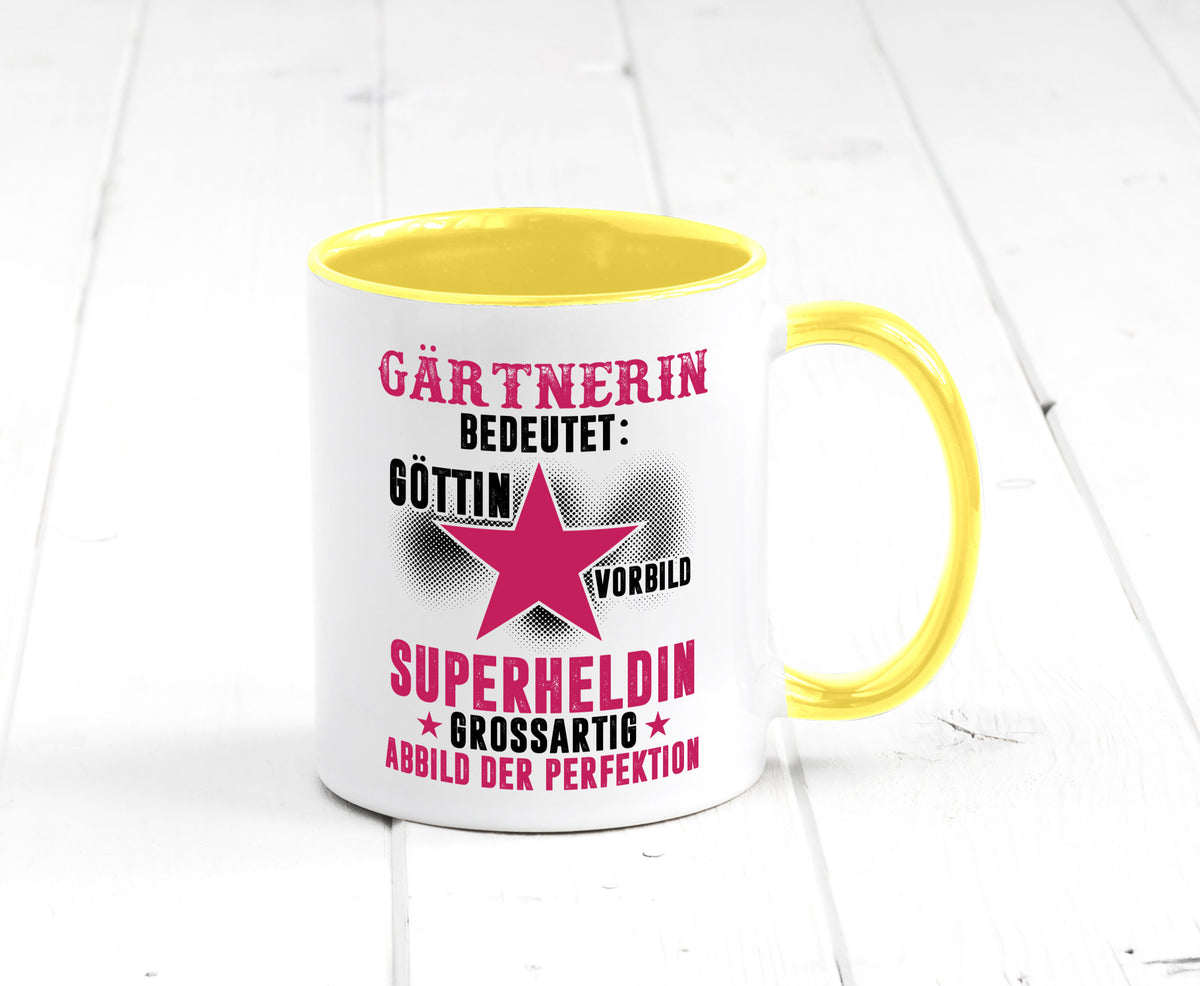 Bedeutung von Gärtnerin | Gartenbau lustiger Spruch Geschenk Humor Geschenkidee Tasse