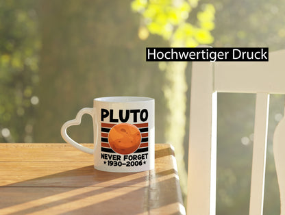 Pluto | Planet Never forget Astronomie Nerd Space Geschenk Humor Geschenkidee