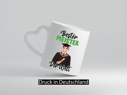 Bester Meister | Meisterbrief v2 Humor Geschenkidee Tasse