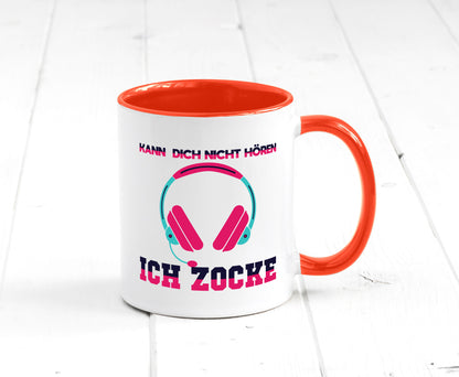 Kann dich nicht hören ich Zocke | Gamer Zocken Zocker Geschenkidee Humor Tasse