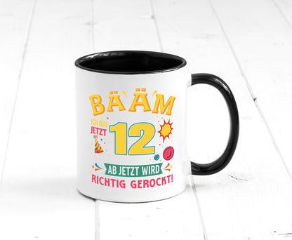12. Geburtstag | 12 Jahre ab jetzt wird richtig gerockt Geschenk Geschenkidee Tasse