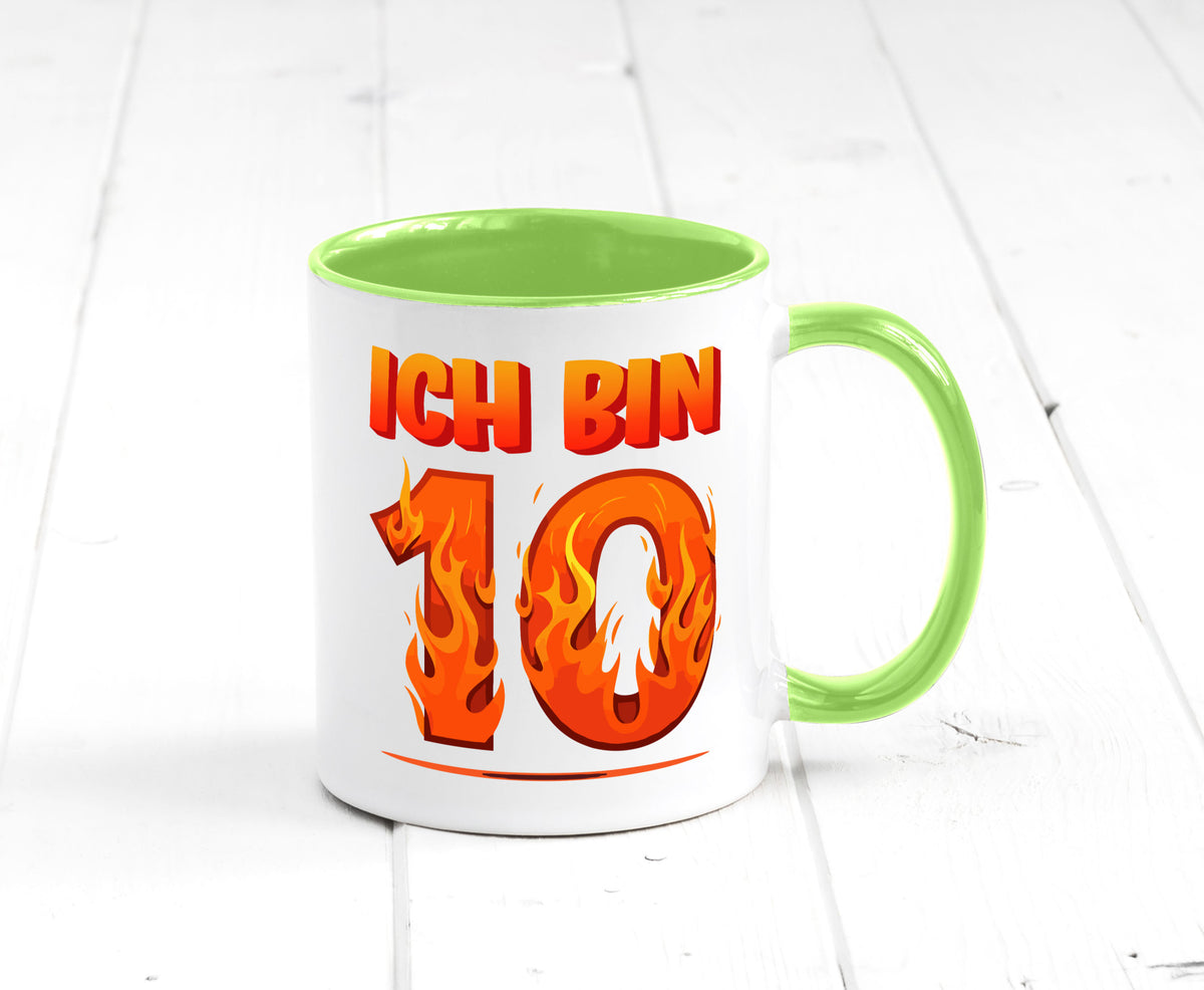 10. Geburtstag | 10 Jahre Drache lustiger Spruch Geschenk Geschenkidee Tasse