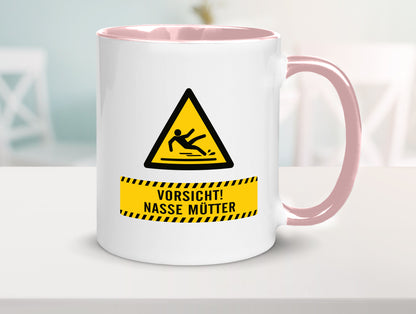 Vorsicht Nasse Mütter | Muttertag Geschenk Familie Geschenkidee lustiger Spruch