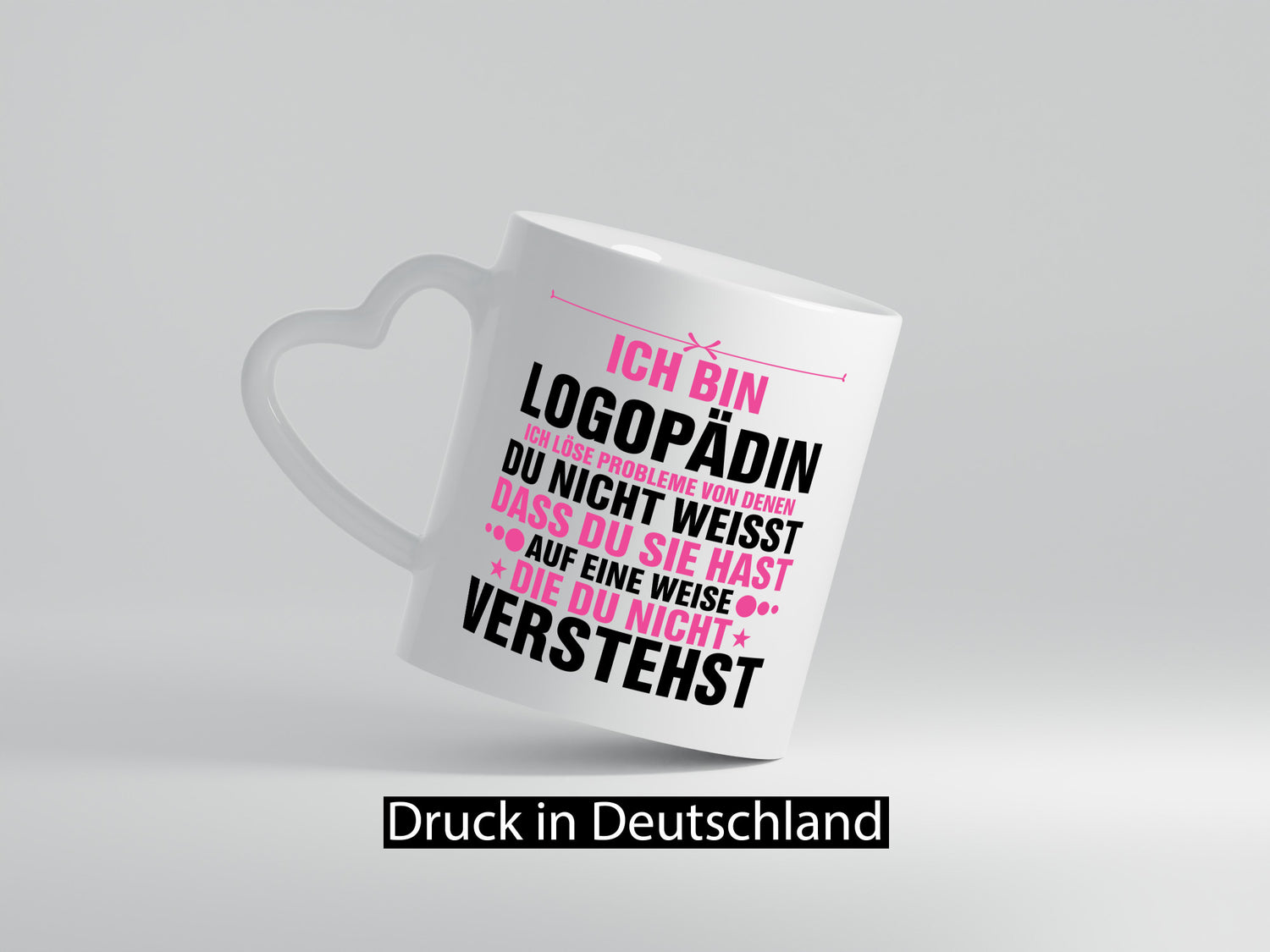 Löse Probleme: Logopädin | Sprachtherapie v2 lustiger Spruch Geschenk Humor