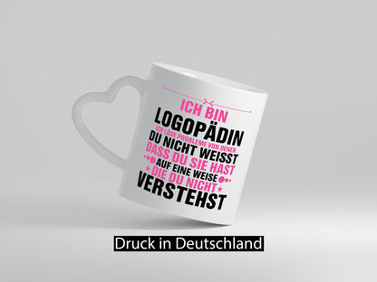 Löse Probleme: Logopädin | Sprachtherapie v2 lustiger Spruch Geschenk Humor