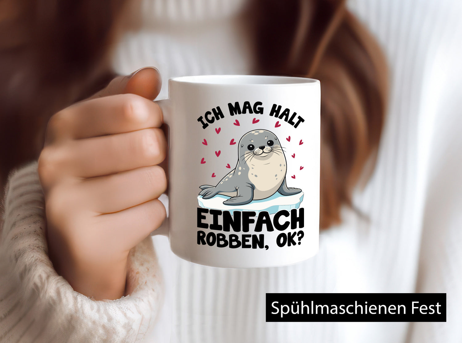 Ich mag halt einfach robben ok | Seelöwe lustig Humor Geschenkidee Geschenk