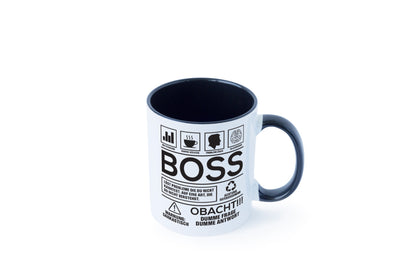 Achtung Probleme Boss | Führungskraft Vorgesetzter lustig Humor Geschenkidee Tasse