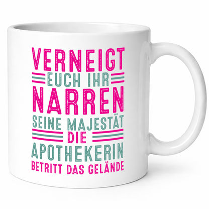Verneigt euch: Apothekerin | Apotheke Pharmazie v2 lustig Humor Geschenkidee