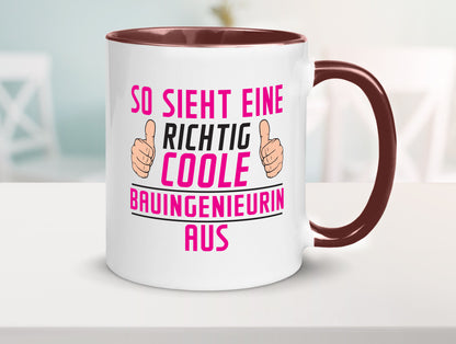 Richtig Coole Bauingenieurin | Ingenieurin lustig Humor Geschenkidee Geschenk