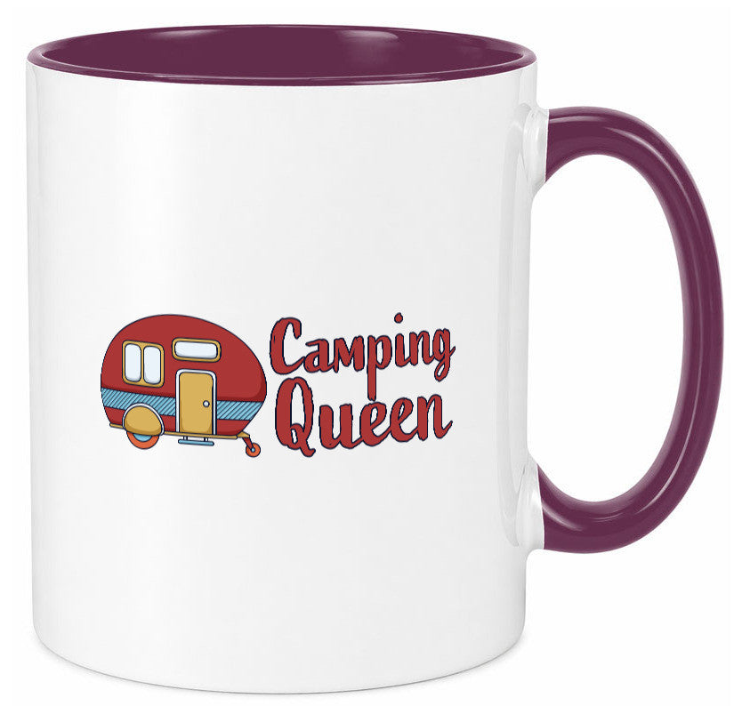 Camping Queen | Wohnanhänger Geschenk Humor Geschenkidee lustiger Spruch Tasse