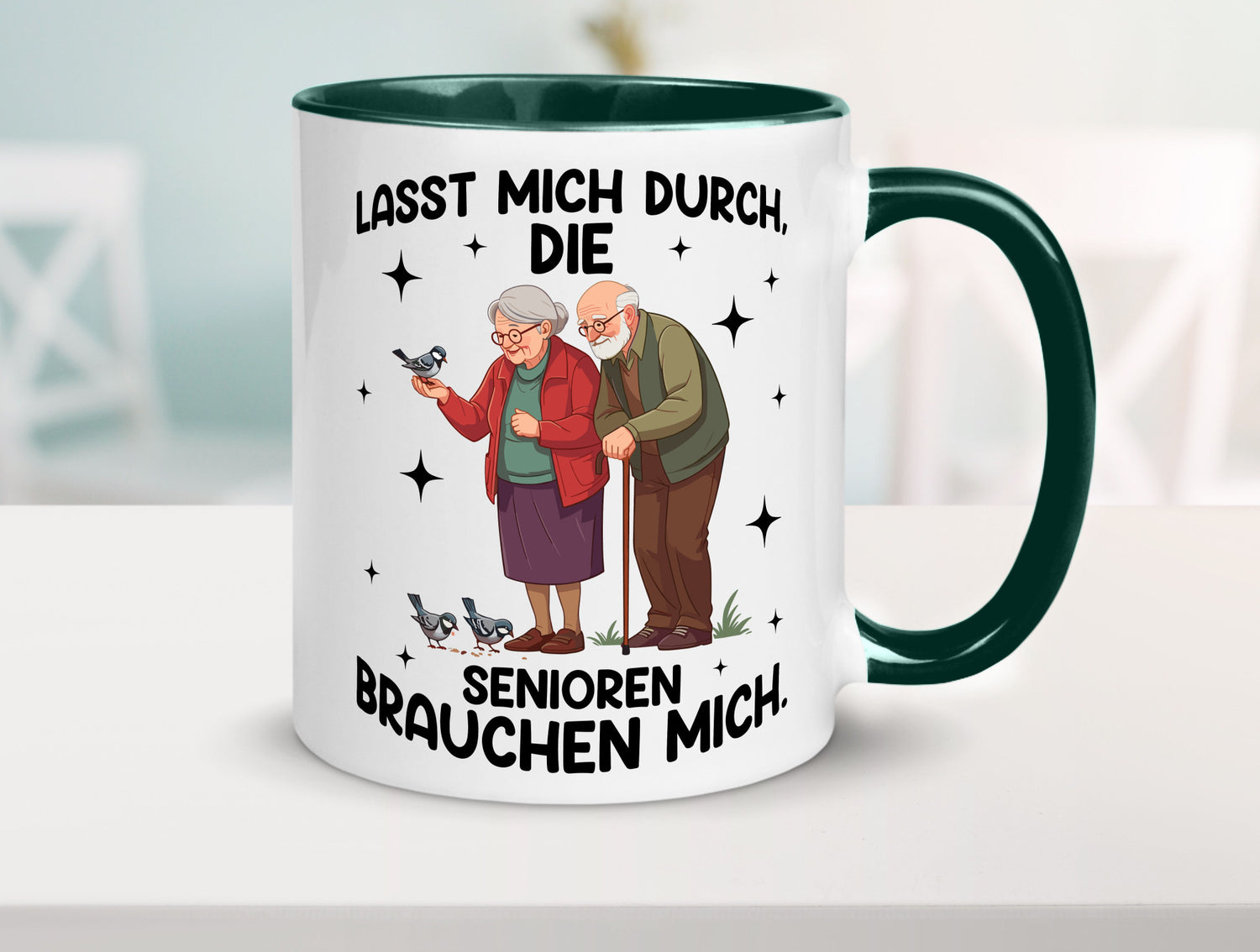 Senioren brauchen mich | Altenpflege Pflegekraft lustiger Spruch Geschenk Humor