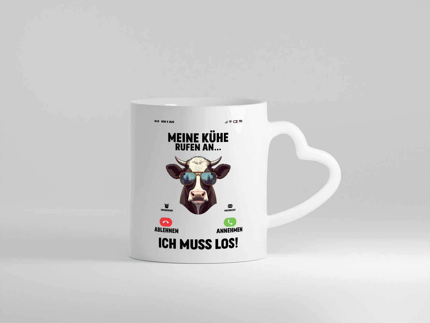Meine kühe rufen an | Landwirt Bauer v2 lustig Humor Geschenkidee Geschenk Tasse