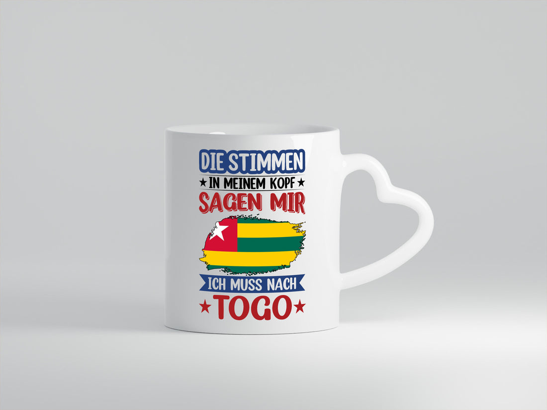 Togo | Urlaub Stimmen in meinem Kopf Traumland Humor Geschenkidee Tasse