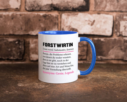 Forstwirtin | Beruf Spruch Forst Wirtin Humor Arbeit Kollegen Büro Geschenkidee