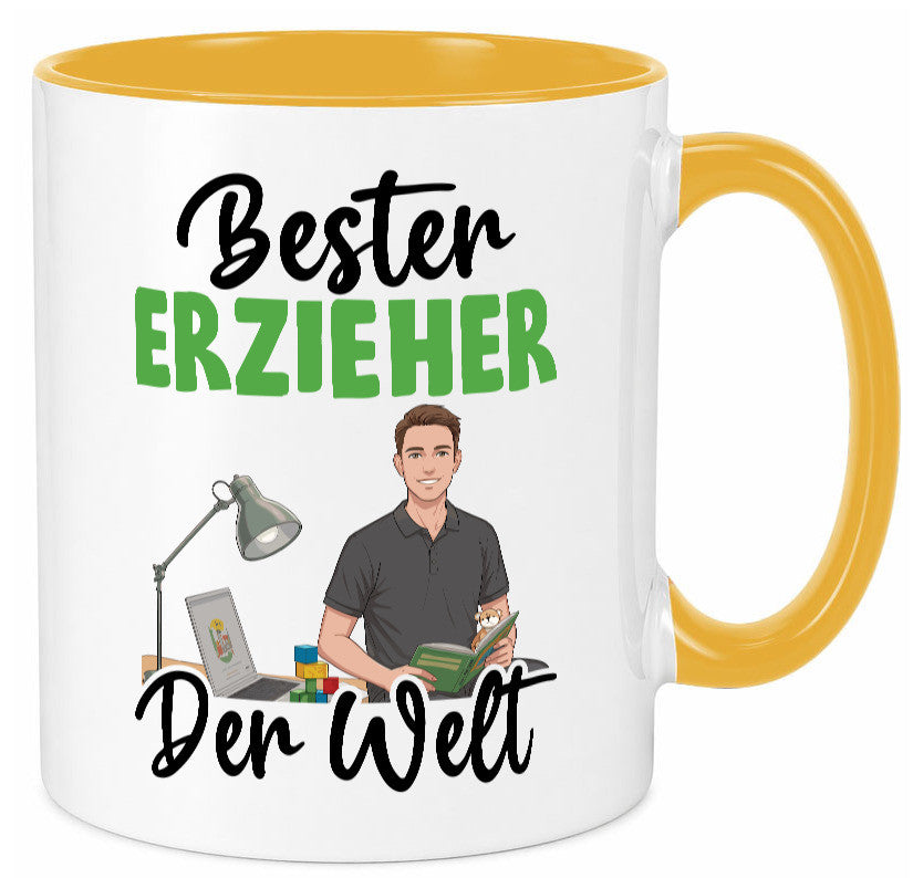 Bester Erzieher | Pädagoge Schule v2 Geschenk Humor Geschenkidee lustiger