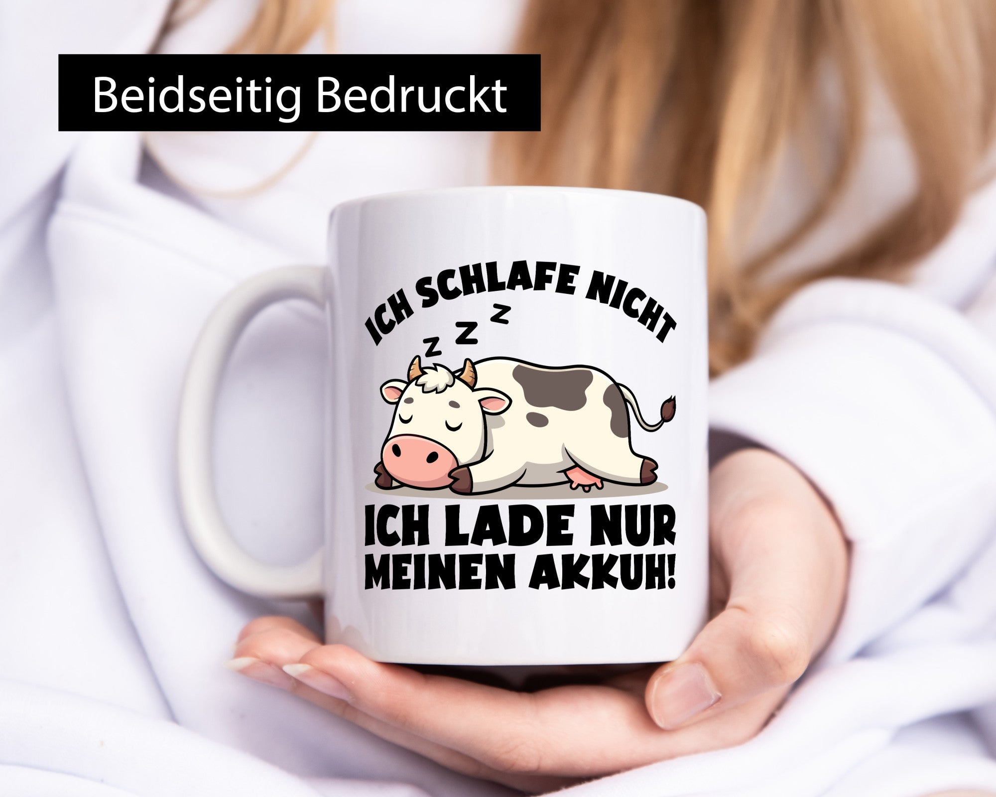 Ich schlafe nicht lade nur meinen Akkuh | Müde lustiger Spruch Geschenk Humor