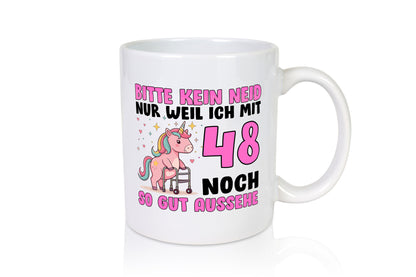 48. Geburtstag | 48 Jahre Mit noch so gut aussehen Humor Geschenkidee Tasse