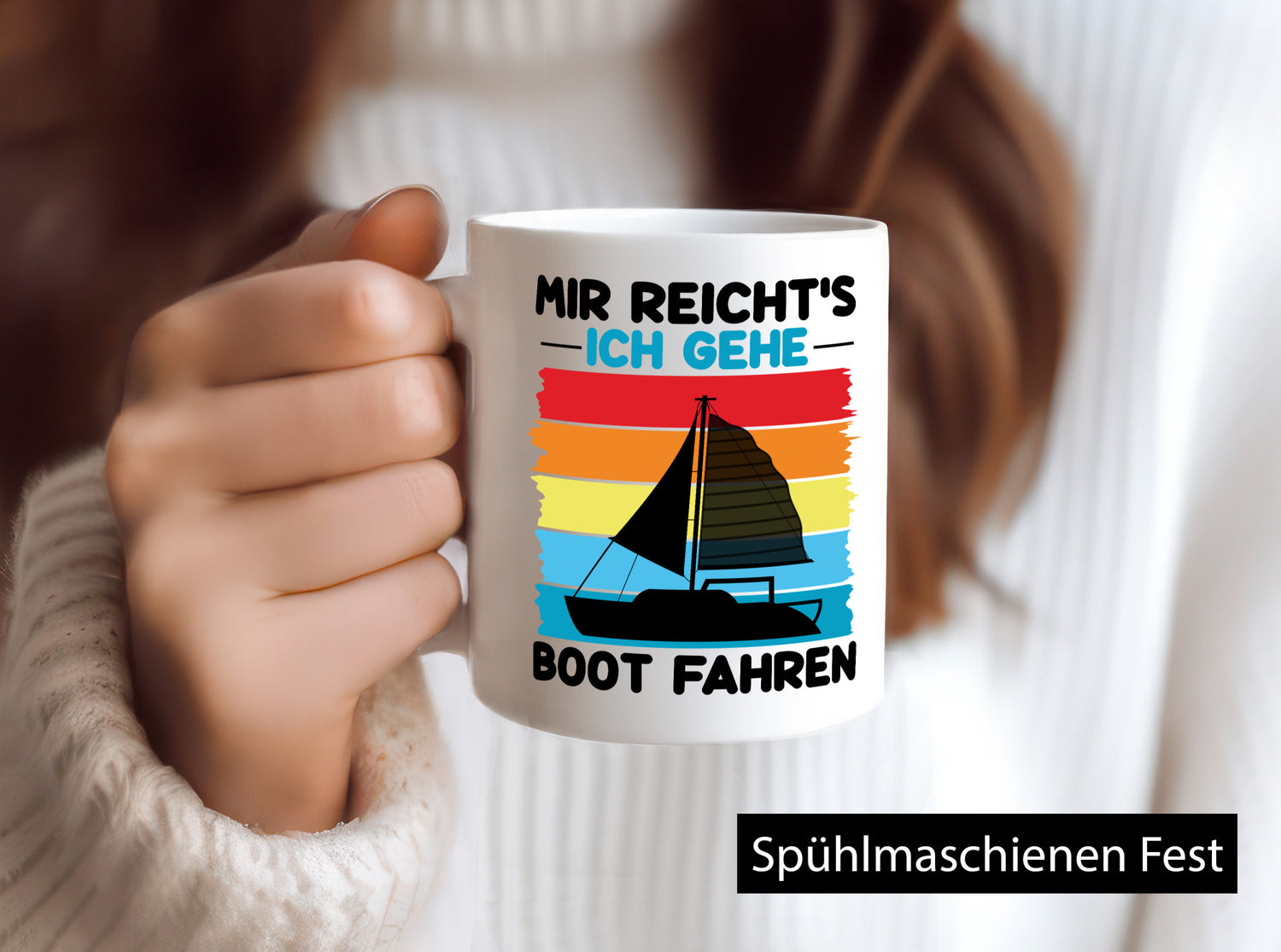 Mir reichts ich geh Boot Fahren | Bootsfahrer Motorboot v2 Humor Geschenkidee