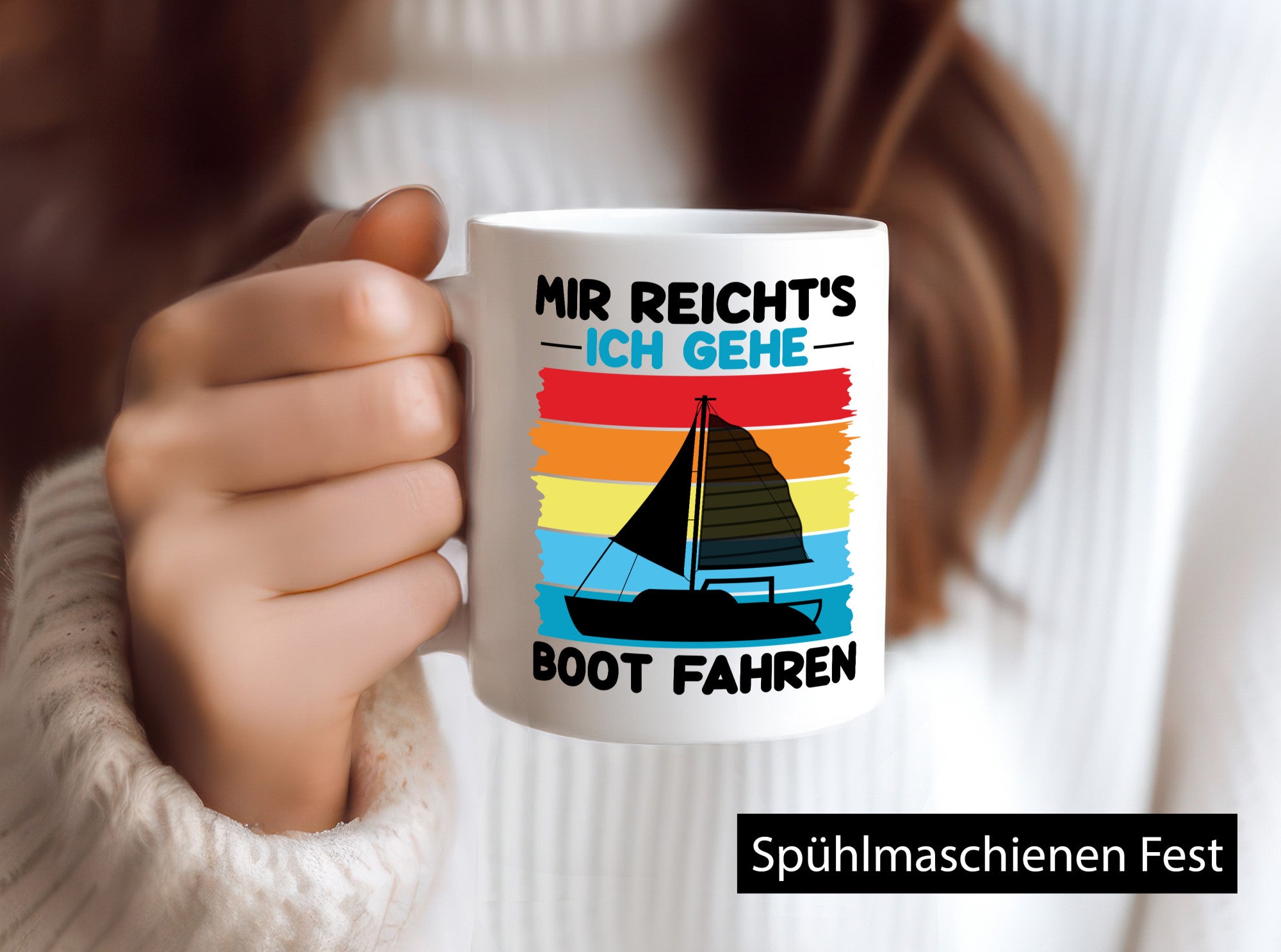 Mir reichts ich geh Boot Fahren | Bootsfahrer Motorboot v2 Humor Geschenkidee