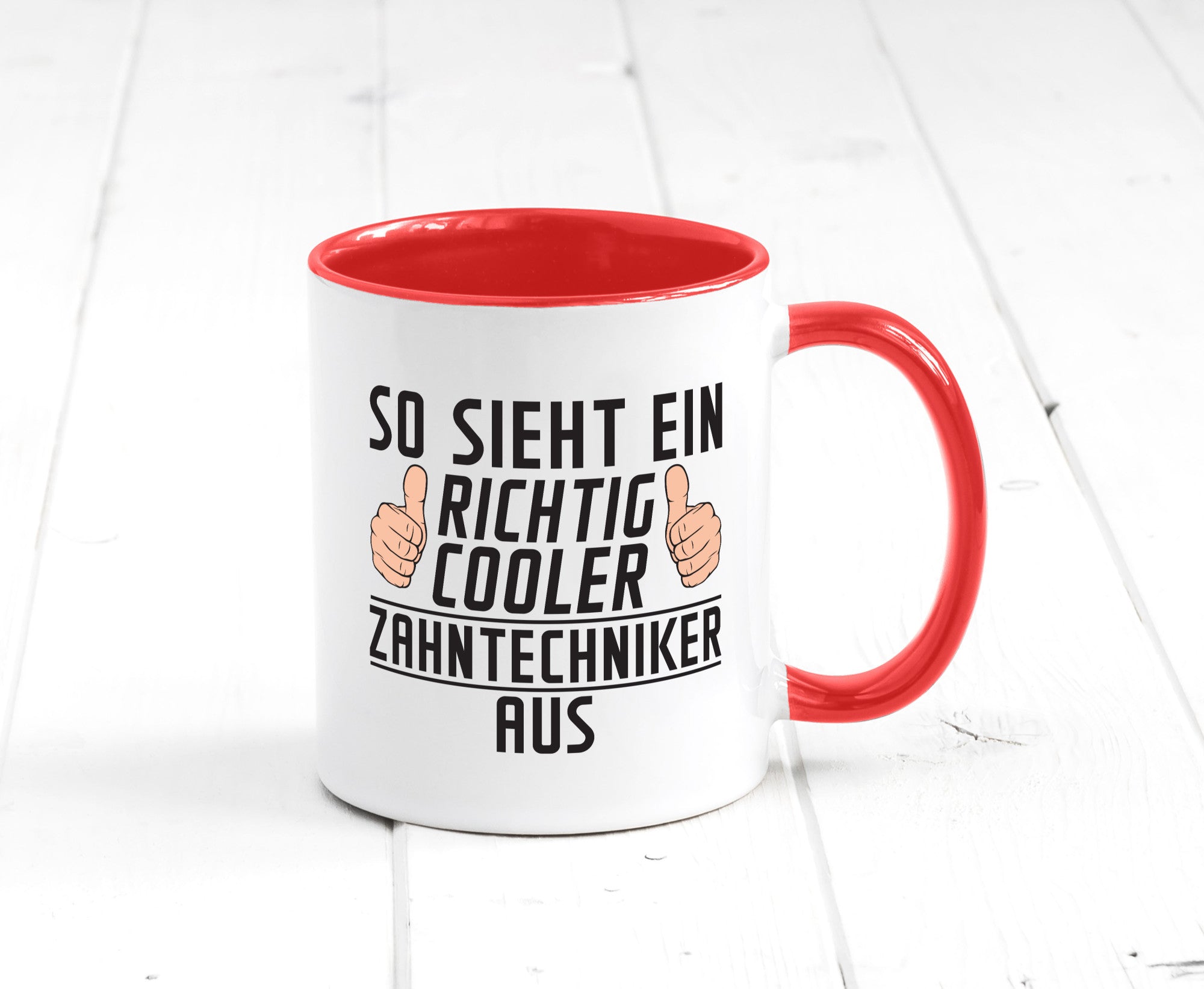 Richtig Cooler Zahntechniker | Zahnmedizin Geschenkidee Humor Tasse