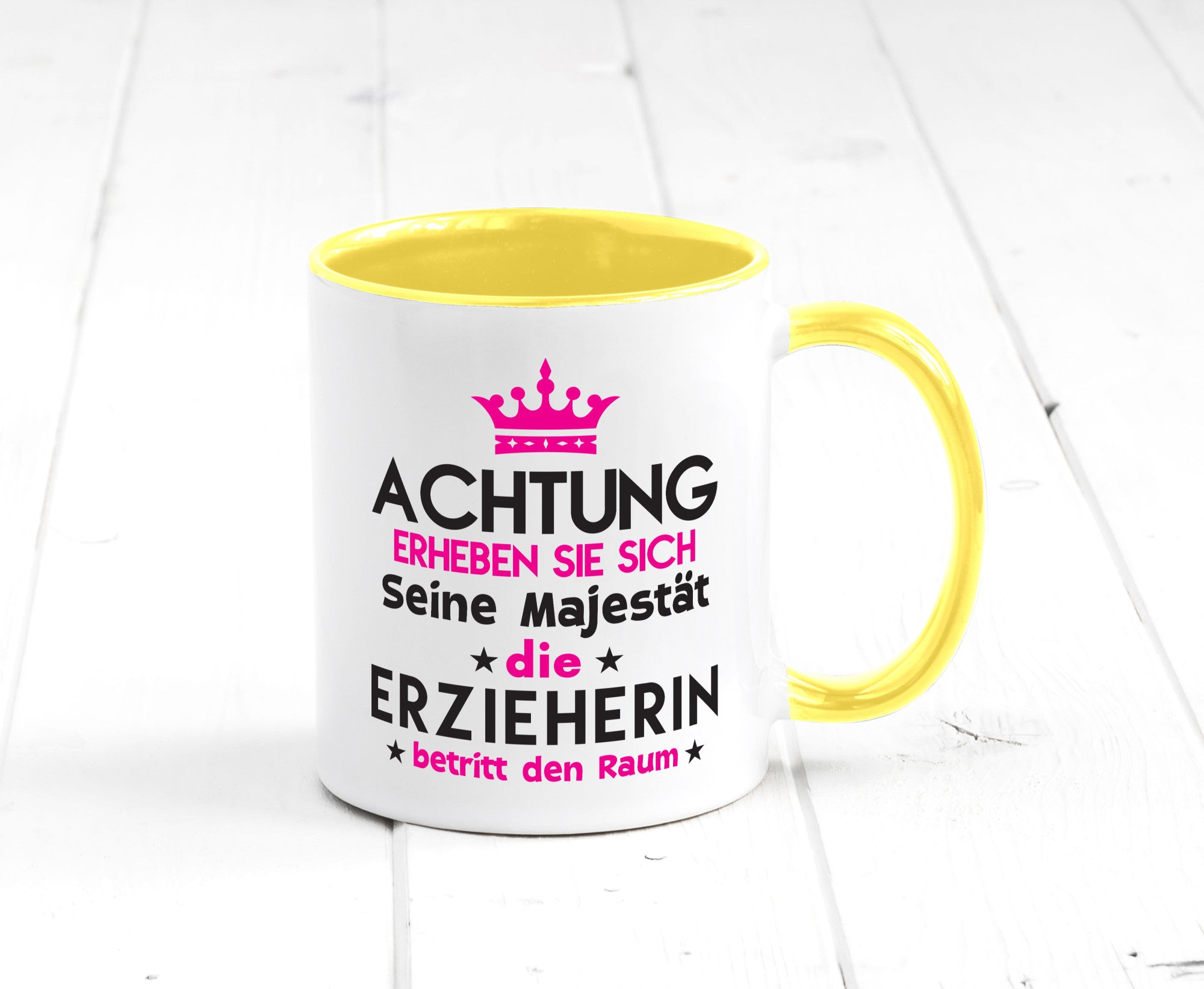 Seine Majestät Erzieherin | Pädagogin Schule Humor Geschenkidee Tasse